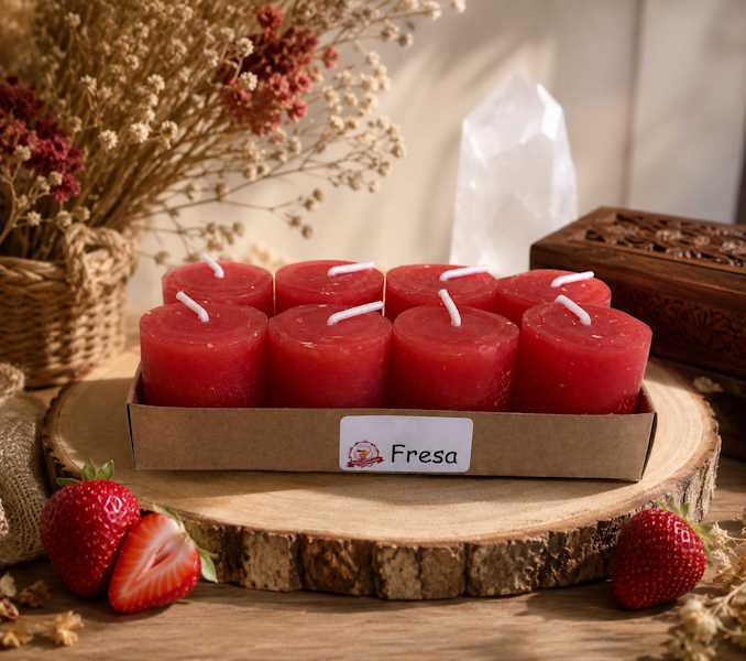 Velas aroma Fresa